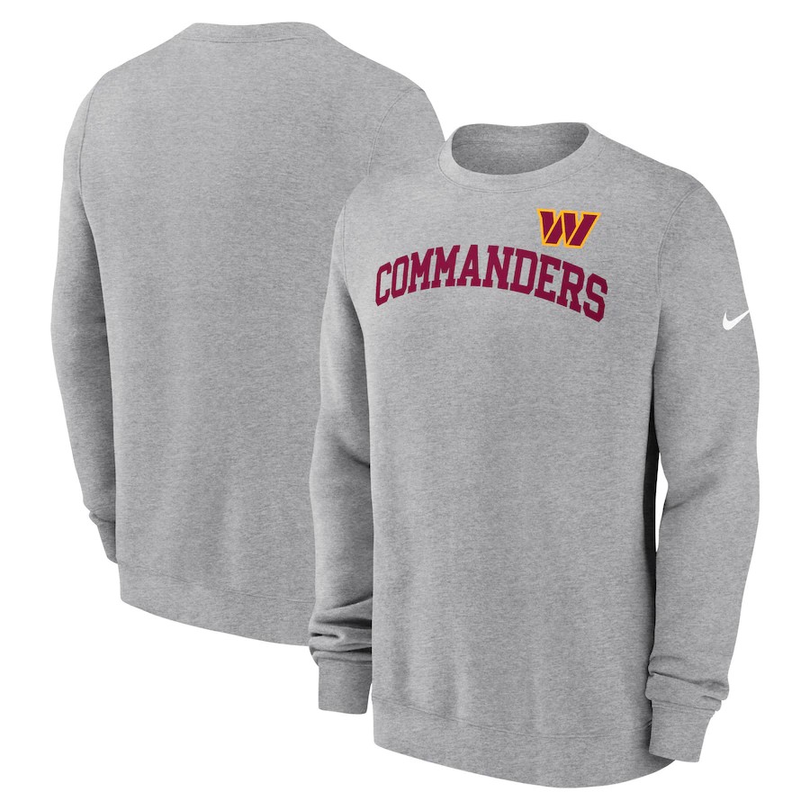 Men Washington Commanders grey style 322 NFL 2024 hoodie->cleveland browns->NFL Jersey